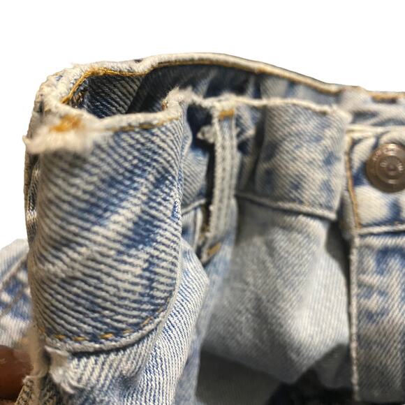 Vintage Gitano High Rise Tapered Leg Light Wash Jeans 30" waist - Picture 6 of 9